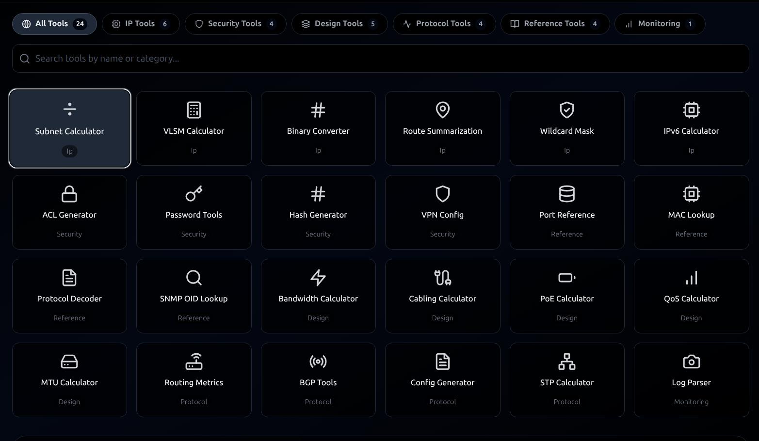 Networking Tools Collection